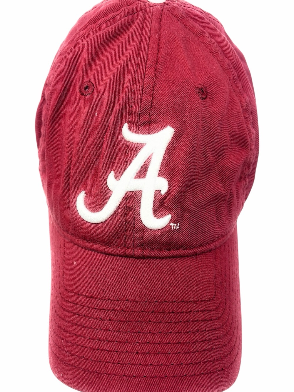 Alabama Strapback Cap Hat Cotton Embroidered Logo The Game Roll Tide Crimson